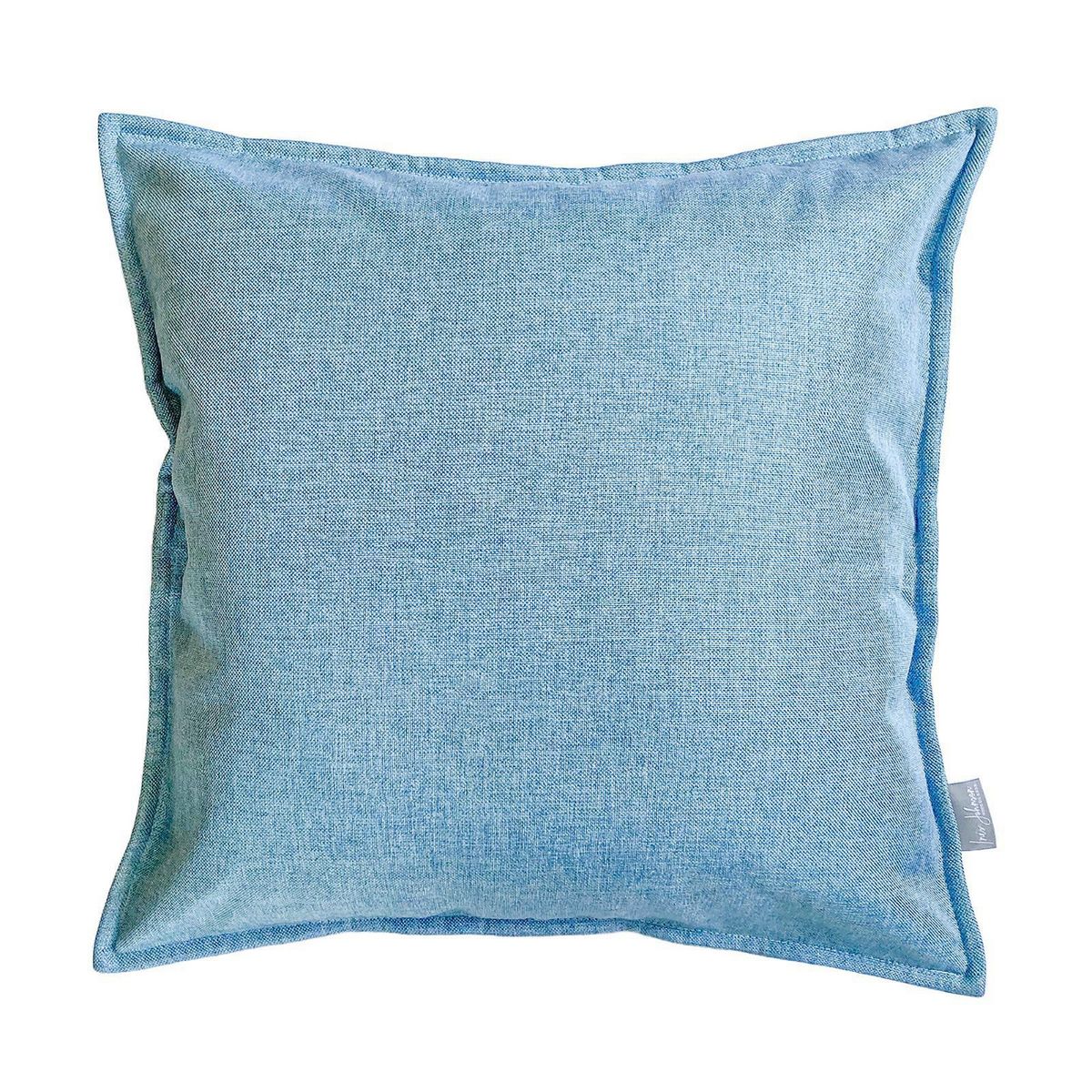 INES JOHNSON - Cojín Liso Bahía Azul 50x50 cm