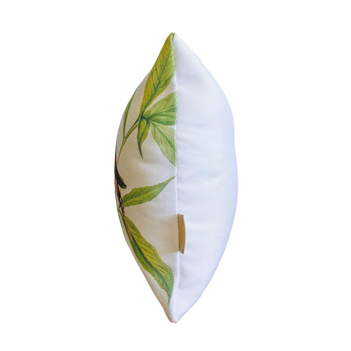 INES JOHNSON - Cojín Colibrí Dúo Verde y Beige 50x33 cm