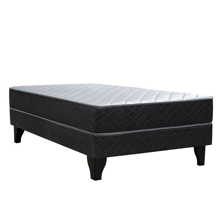 Cama 1.5 plazas Europea Madrid Gris