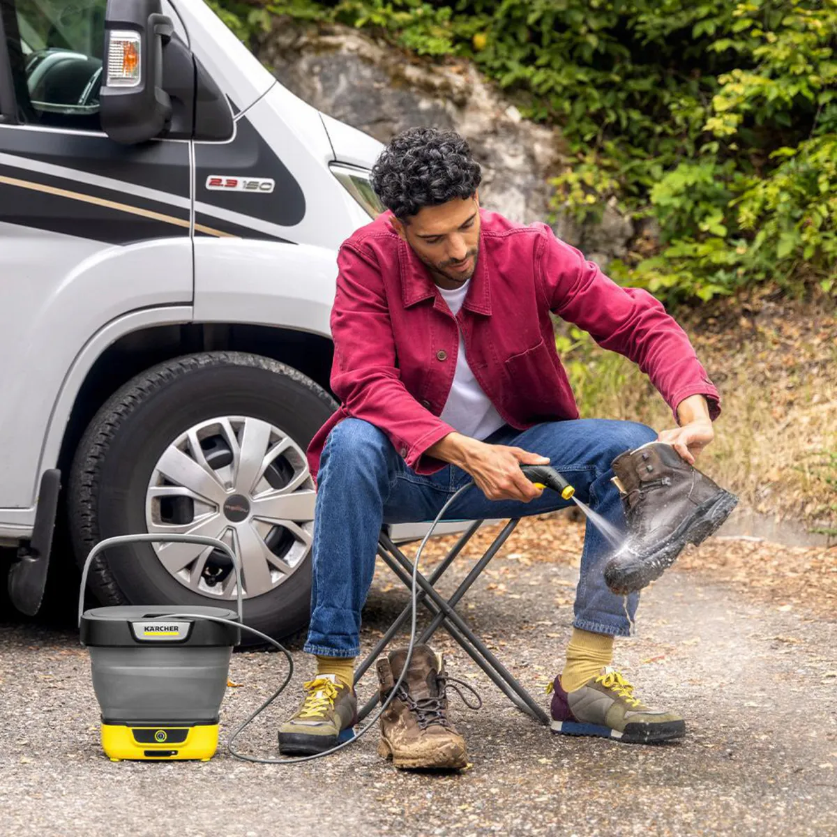 KARCHER - Hidrolimpiadora Batería de Litio 45 W 72.5 Psi OC3 Foldable