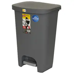 GLAD - Basurero 50 Litros Plástico Gris