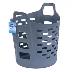 CLOROX - Cesto para Ropa 43.18x45x39.6 cm 35 l Gris