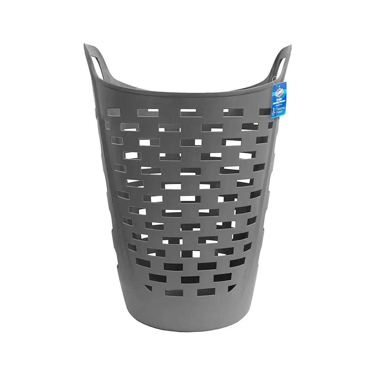 CLOROX - Cesta para ropa color gris 70 l
