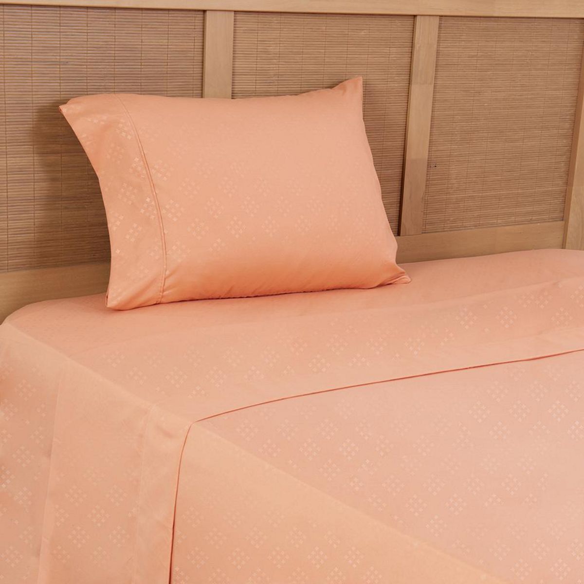 PLUMETTI - Sábana Embossed 1.5 plazas Coral