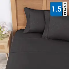 PLUMETTI - Sabana Embossed 1.5 P Negro