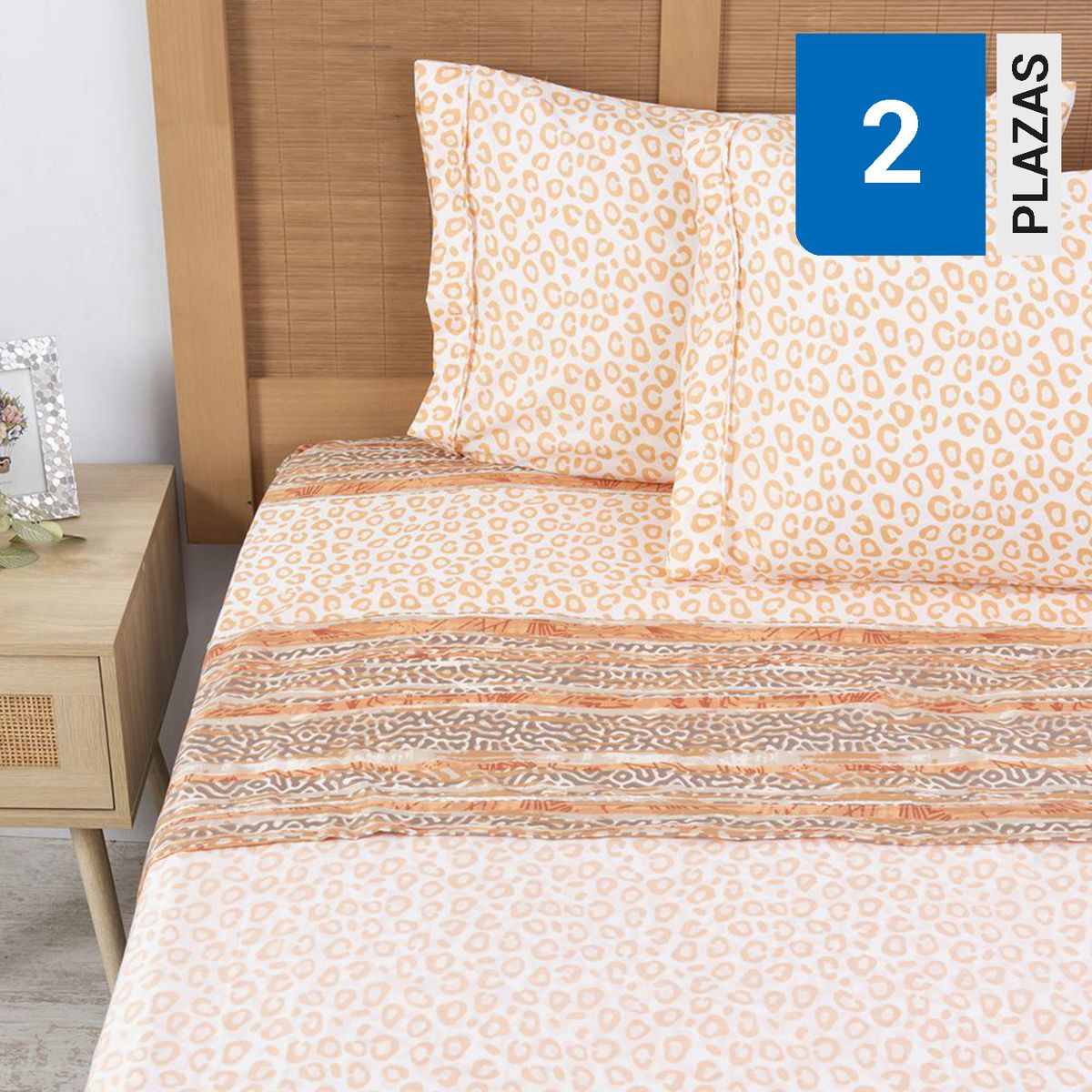 PLUMETTI - Sábana Estampada 2 plazas Multicolor