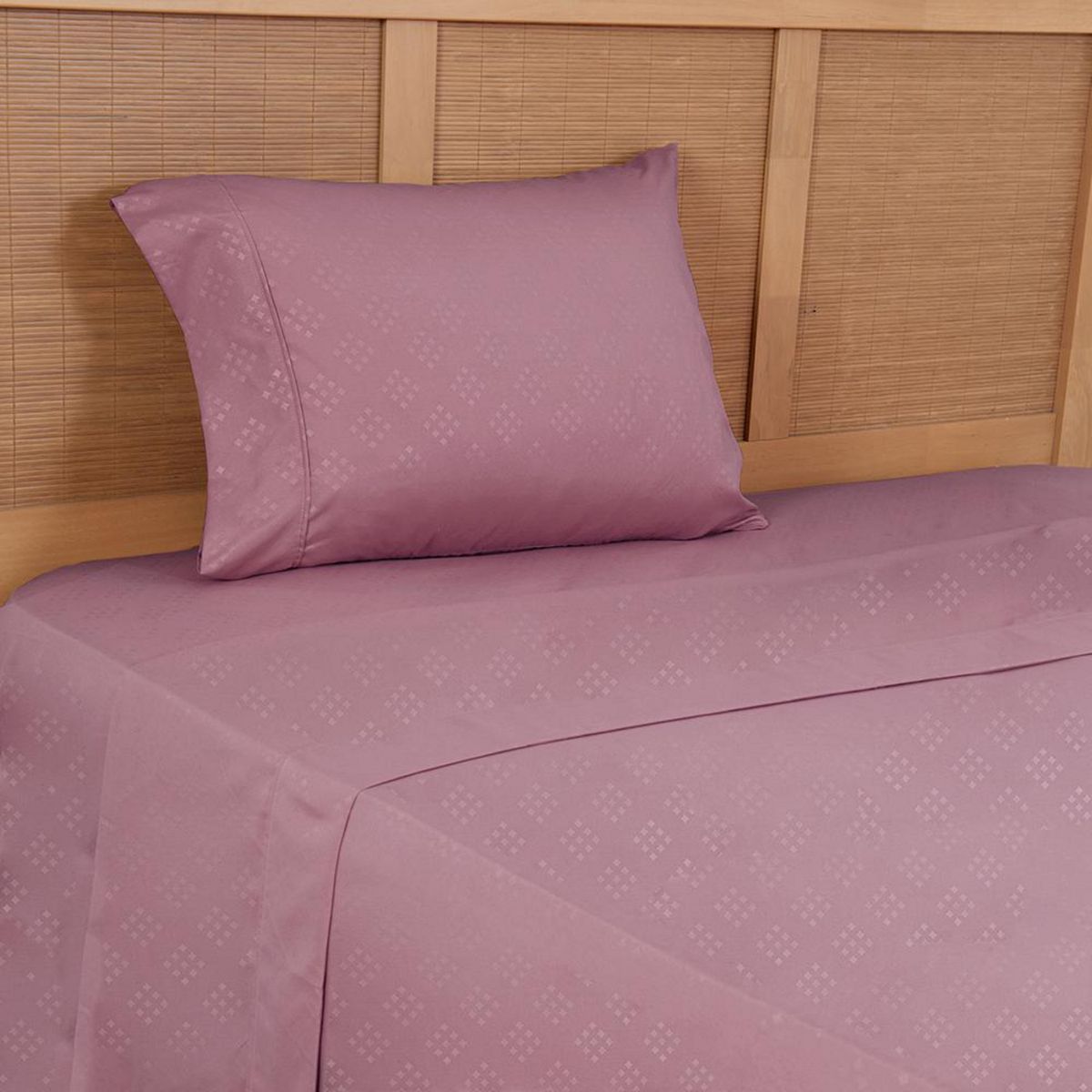 PLUMETTI - Sábana Embossed 1.5 plazas Rosado