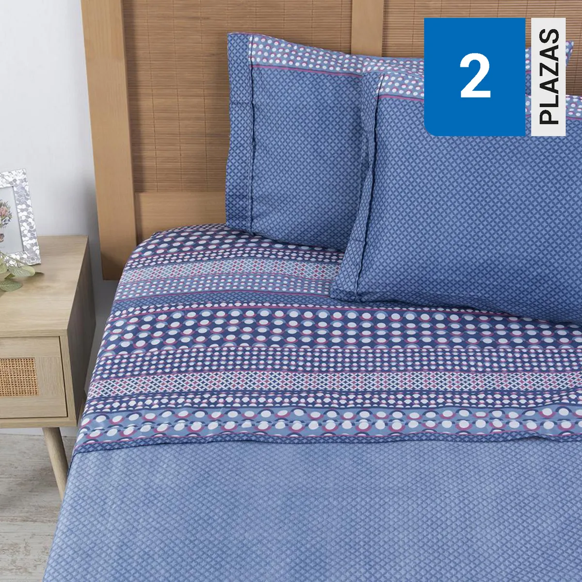 PLUMETTI - Sábana Estampada 2 plazas Multicolor