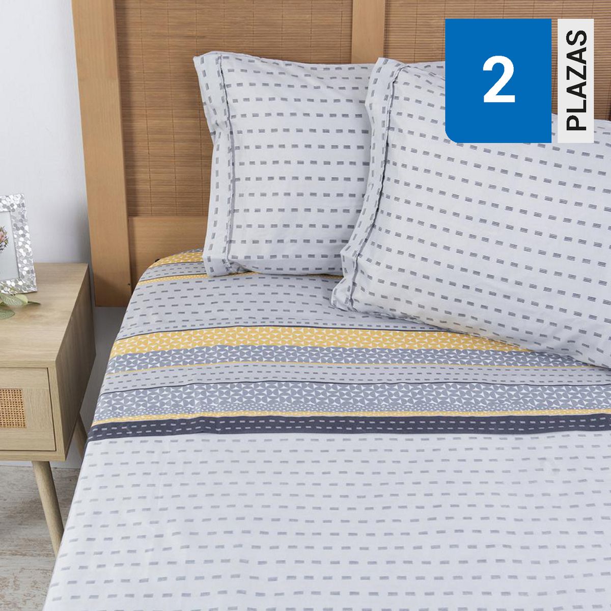 PLUMETTI - Sábana Estampada 2 plazas Multicolor