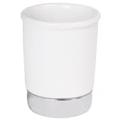 INTERDESIGN - Vaso para baño blanco