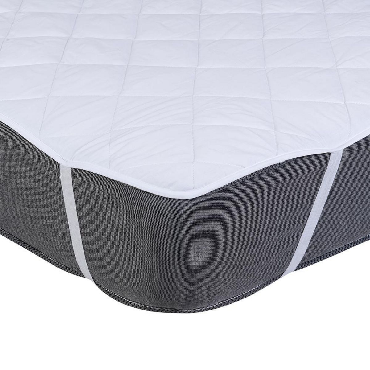 GENERICO - Cubrecolchón Elástico Línea Hotel Blanco