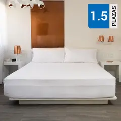 MASHINI - Sábana Hotel Set 200 Hilos Blanco