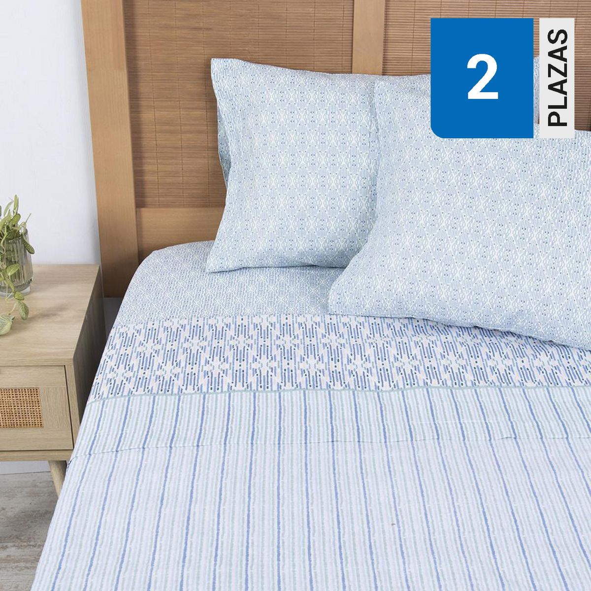 MASHINI - Sábana Estampadas 144 Hilos Sabina