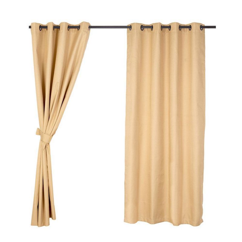 MASHINI - Set Cort. Blackout Argolla 140x220 cms Regata Amarillo