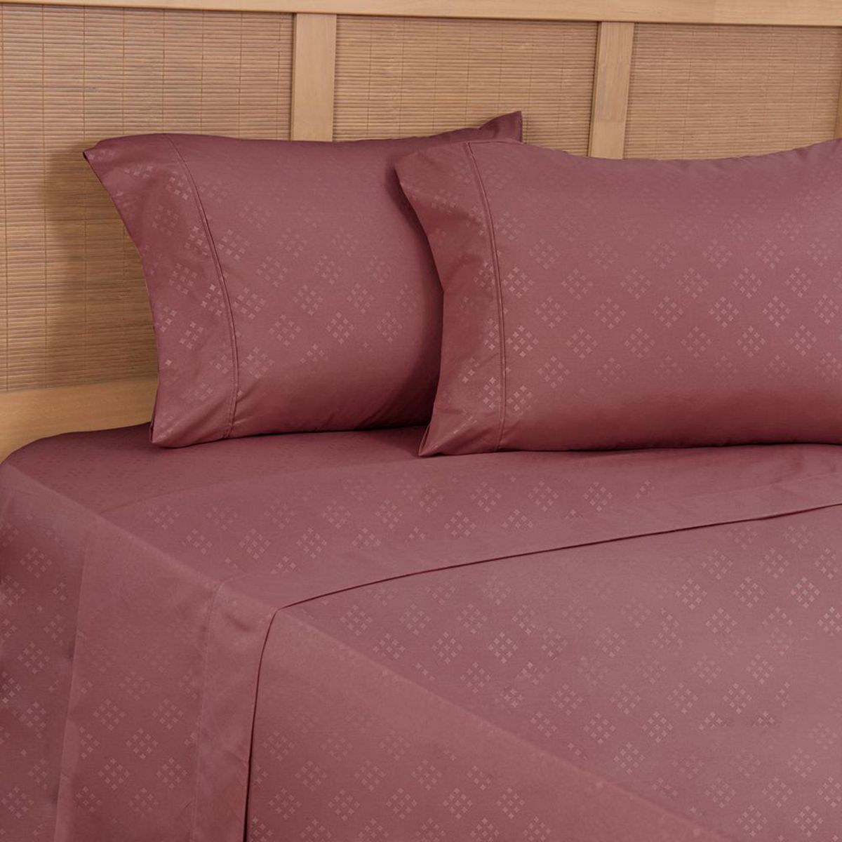 PLUMETTI - Sabana Embossed 2 plazas Rojo