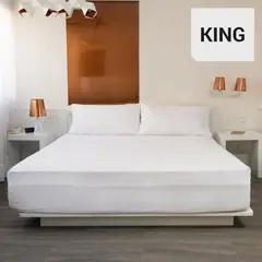 MASHINI - Sábana Hotel Set 200 Hilos Blanco