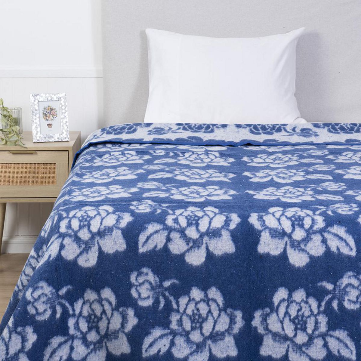 MASHINI - Frazada Térmica Noruega 1.5 plazas Azul