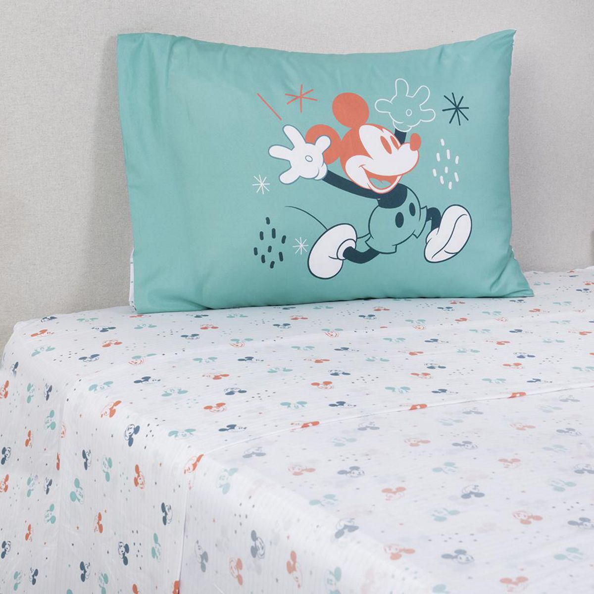 GENERICO - Sábana Estampada 1.5 plazas Multicolor