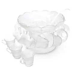 ALLEGRA - Ponchera de Vidrio 5000 ml Ponchera Transparente