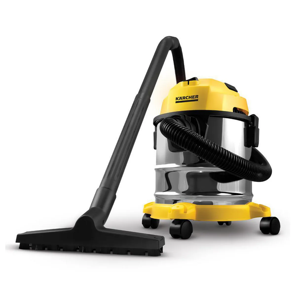 KARCHER - Aspiradora de Arrastre Sólidos y Líquidos 1000 W 12 Litros WDL1