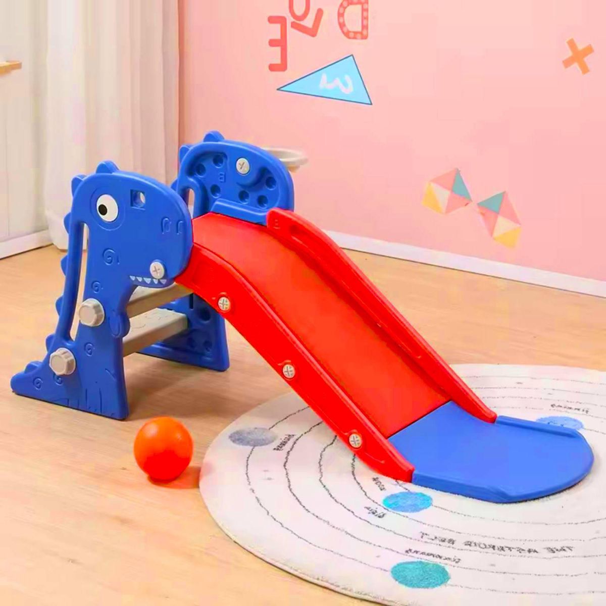 KIDSCOOL - Resbalín 55x53x122 cm Azul /rojo