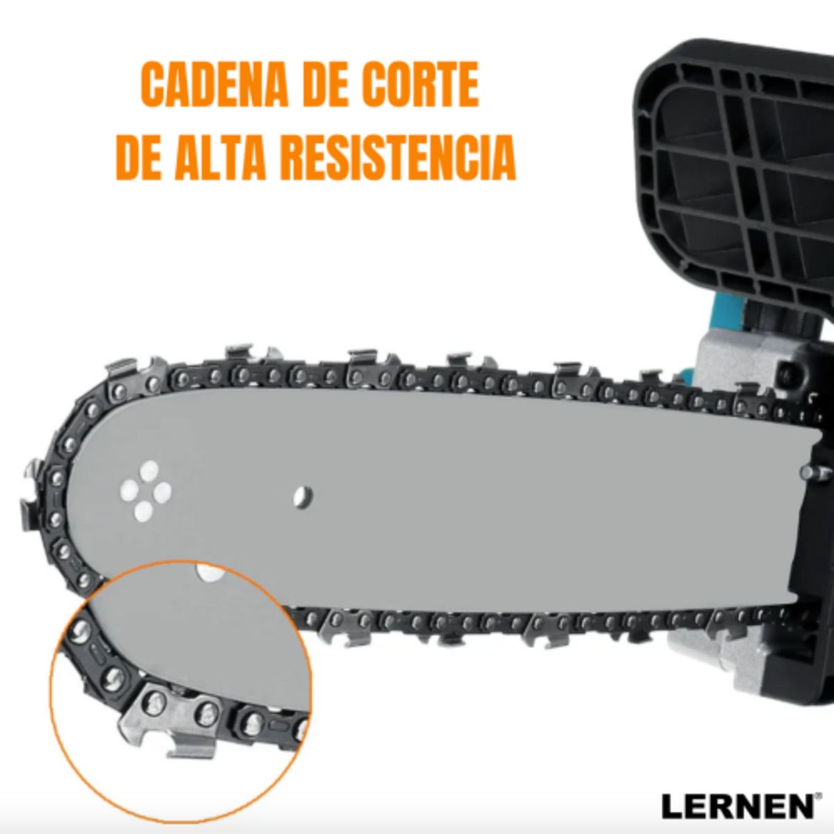 LERNEN - Motosierra Podadora Inalámbrica 12” + 2 Baterías + Maletín