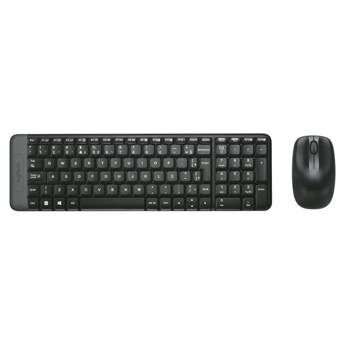 LOGITECH - Combo teclado + mouse MK220 negro