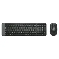 LOGITECH - Combo teclado + mouse MK220 negro