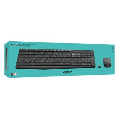 Imagen 2 del producto Combo teclado + mouse MK235 negro