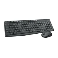 Combo teclado + mouse MK235 negro