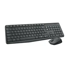 LOGITECH - Combo teclado + mouse MK235 negro
