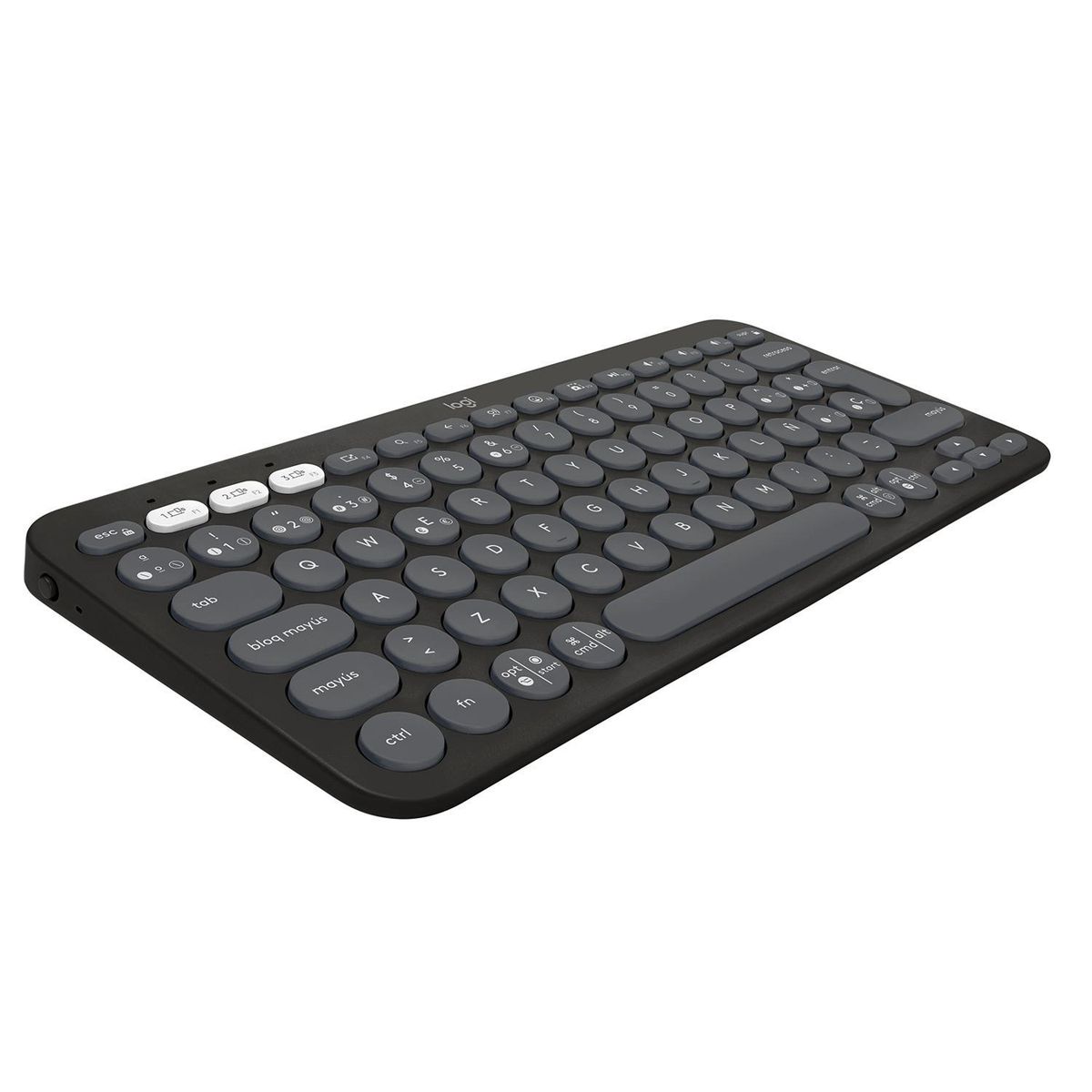 LOGITECH - Teclado bluetoth Pebble Keys 2 K380 grafito