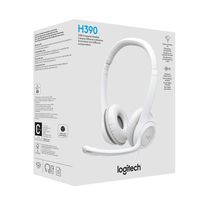 Audífonos Headset USB H390 blanco