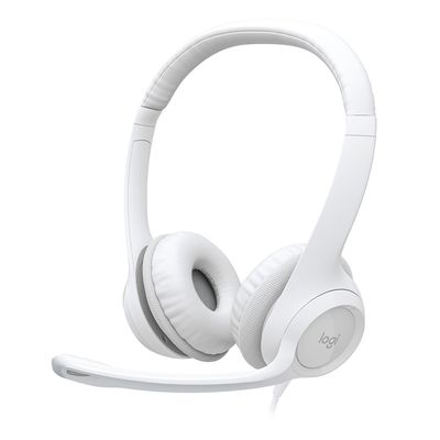 Imagen 2 del producto Audífonos Headset USB H390 blanco