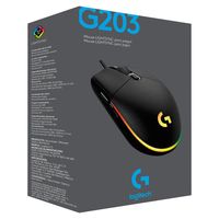 Mouse gamer G203 Lightsync negro