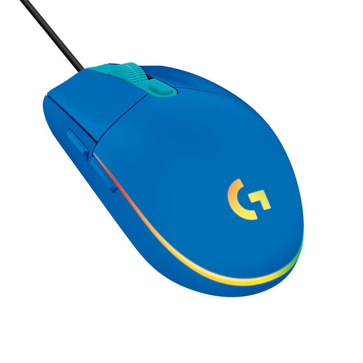 LOGITECH - Mouse gamer G203 Lightsync azul