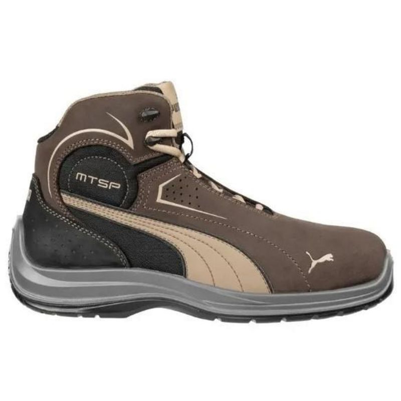 PUMA SAFETY - Botín de seguridad Unisex Talla 39 Touring Brown Mid