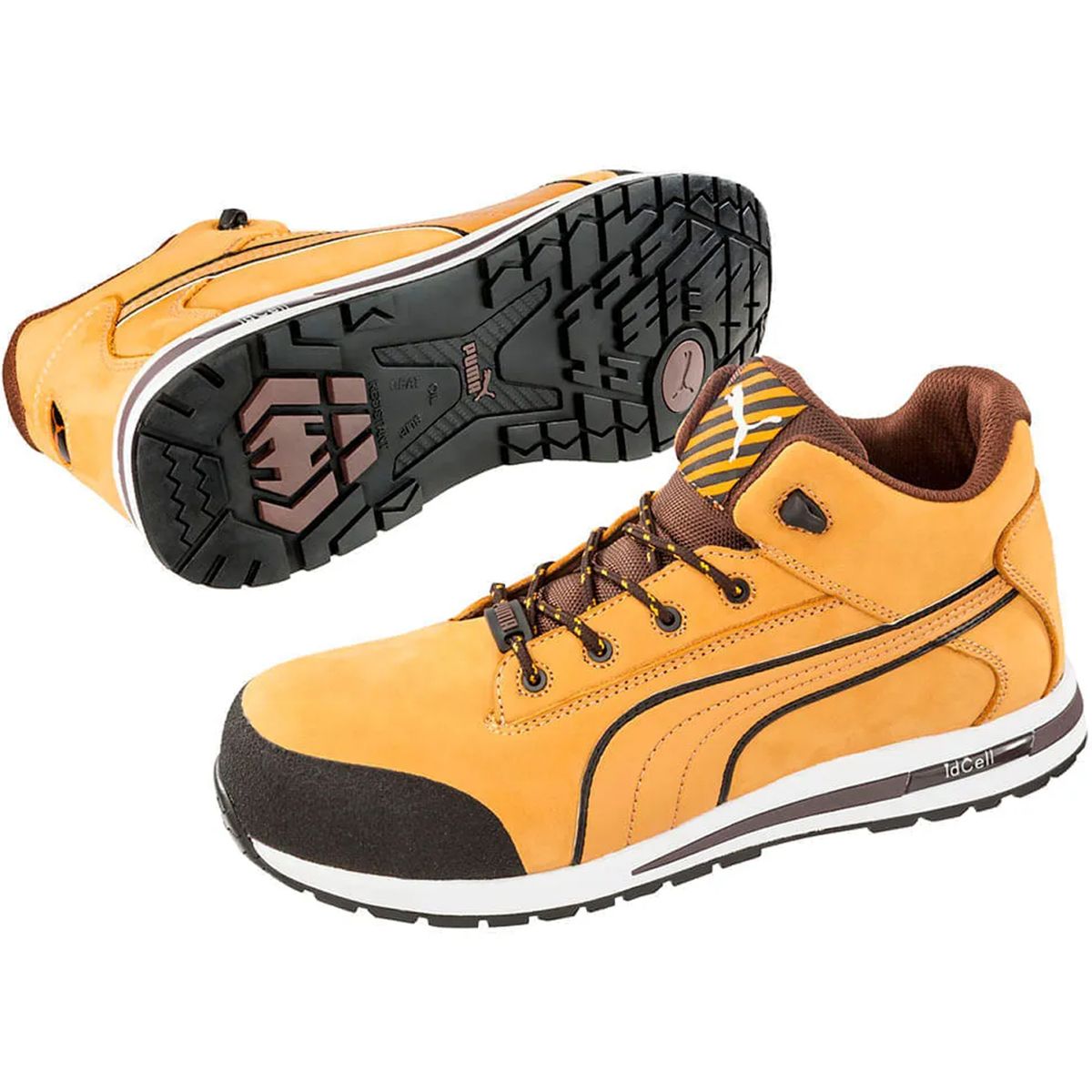 PUMA SAFETY - Botín de seguridad Unisex Talla 40 Dash Wheat Mid