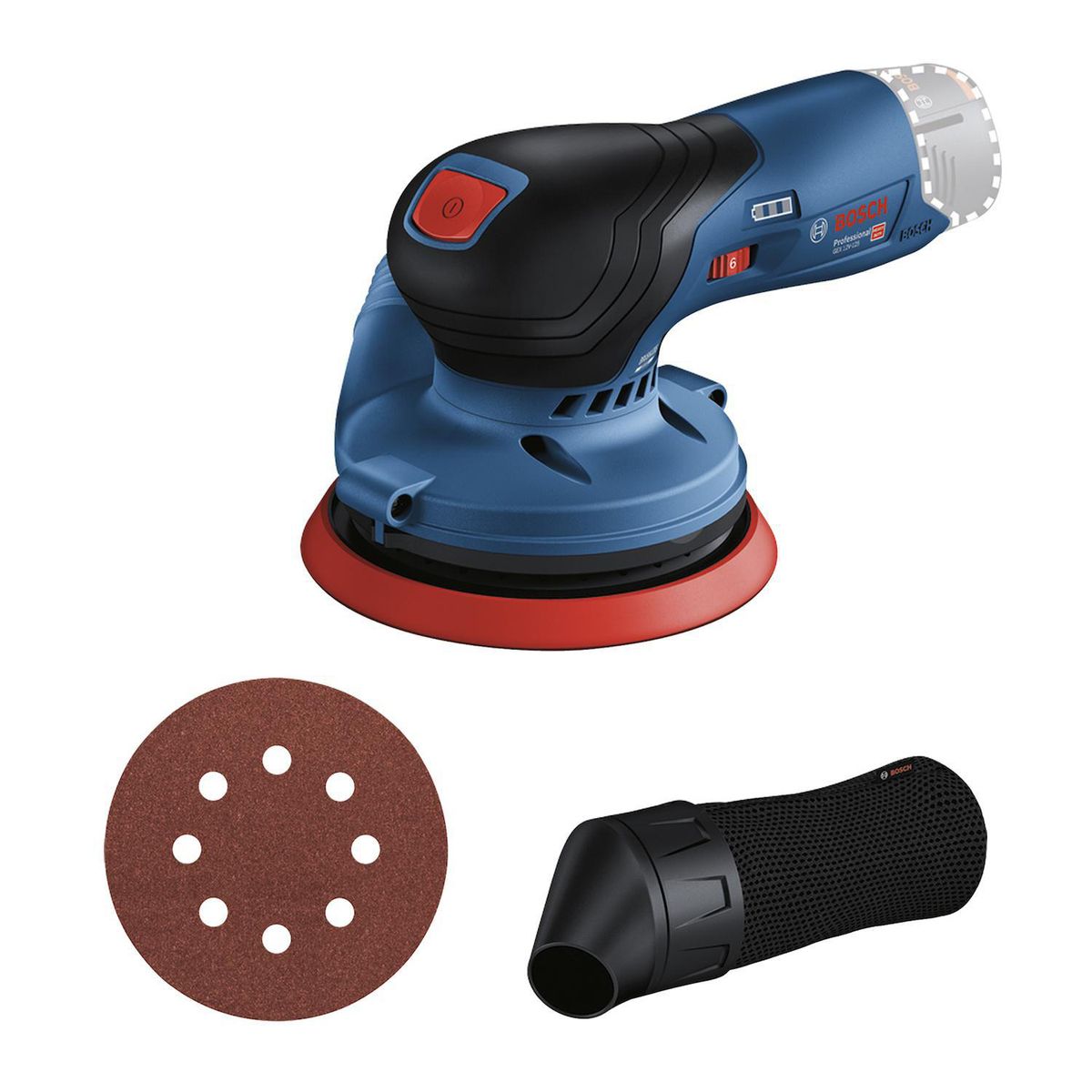 BOSCH - Lijadora roto orbital inalámbrica GEX 12V-125