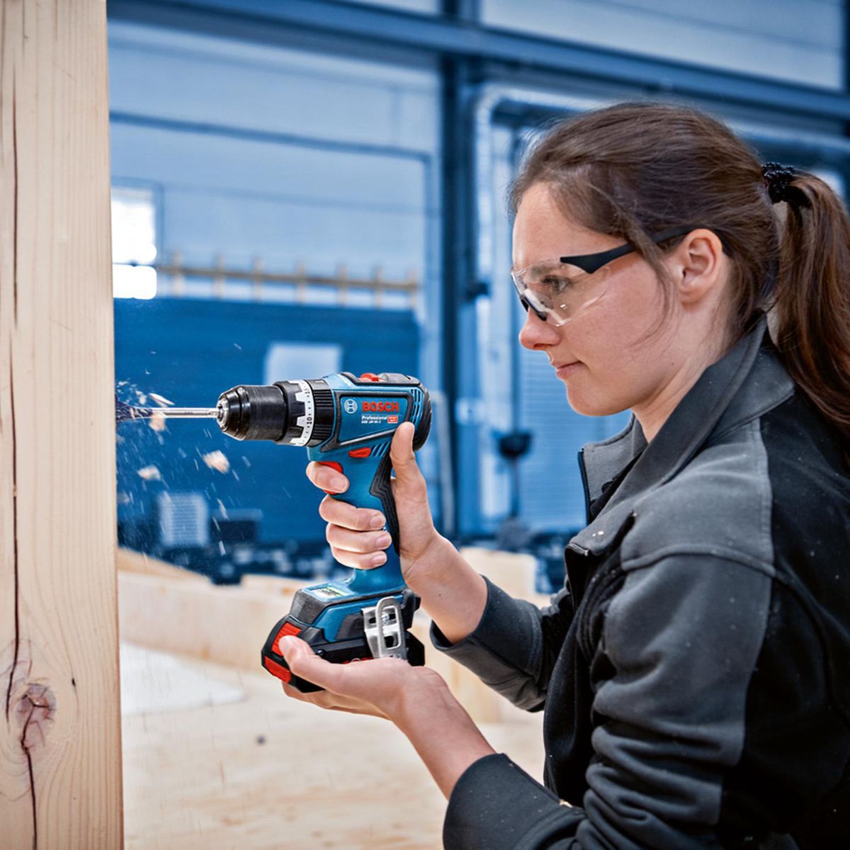 BOSCH - Taladro Percutor Atornillador Inalámbrico 13 mm 18 V