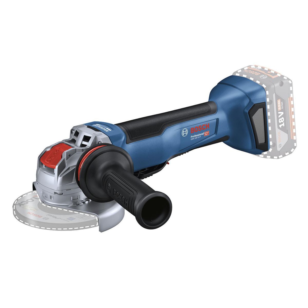 BOSCH - Esmeril X-Lock GWX 18V-10 P