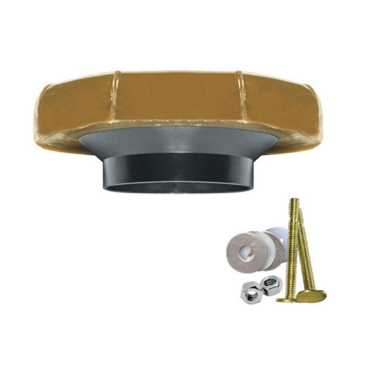 FLUIDMASTER - Sello Cera Taza Wc Con Pernos Ajuste Perfecto