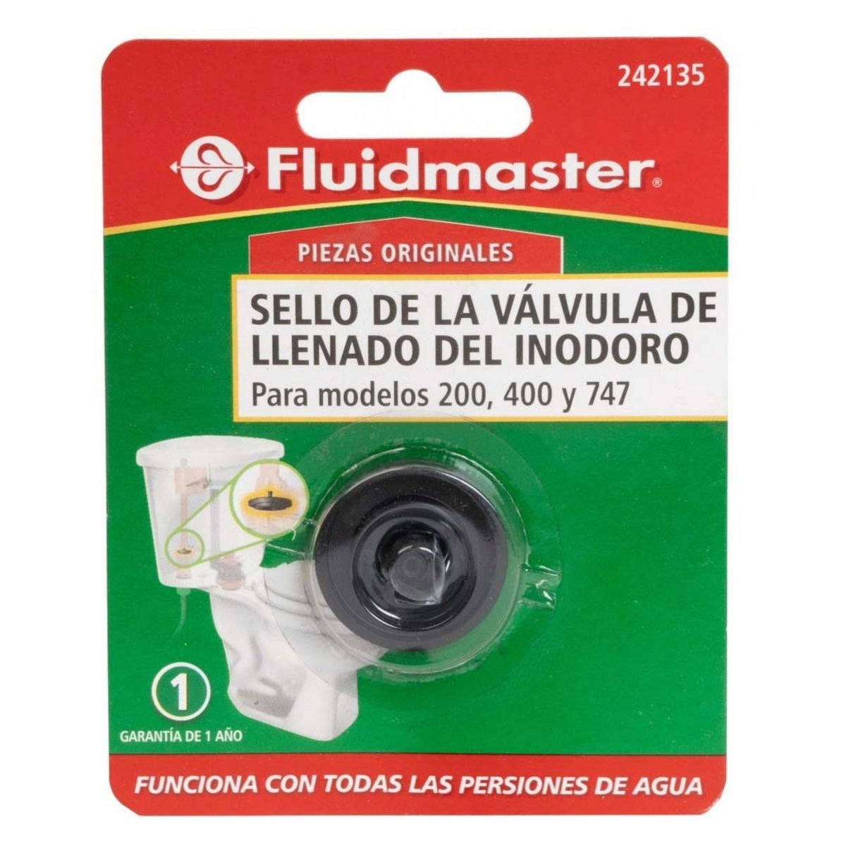 FLUIDMASTER - Goma Repuesto para Válvula en Blíster