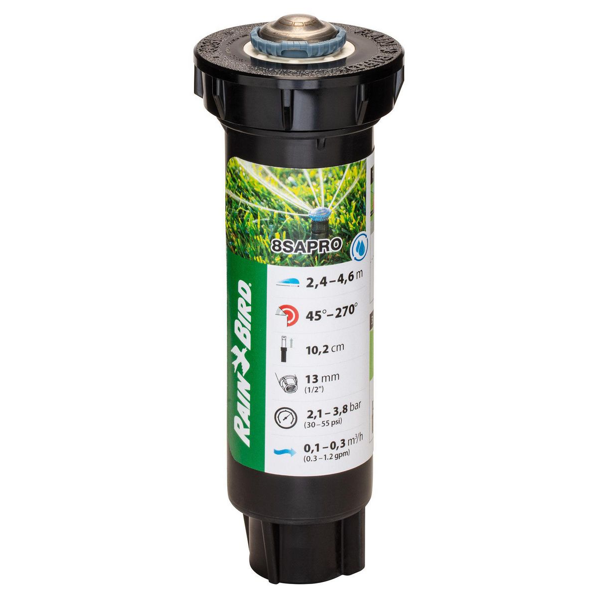 RAIN BIRD - Pop Up 8SAPRO + boquilla RVAN 8-14