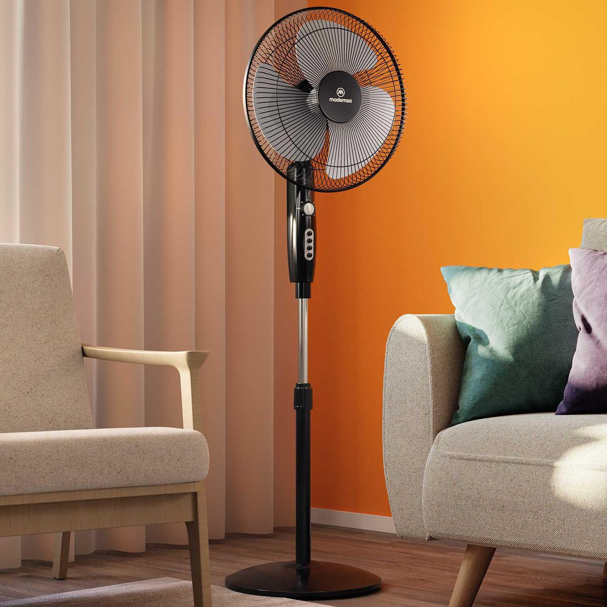 MADEMSA - Ventilador de pedestal SF160