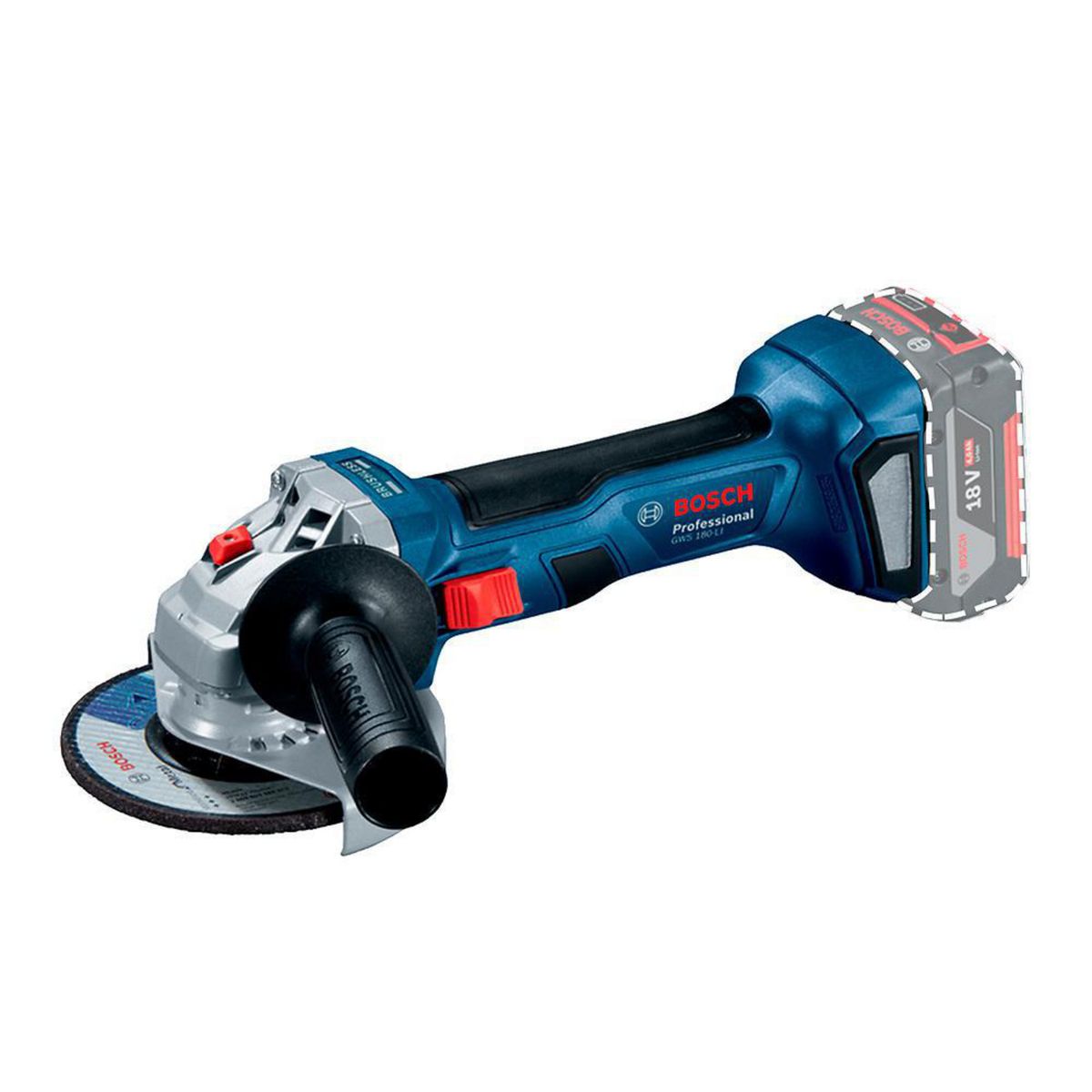 BOSCH - Taladro Inalámbrico Percutor 13mm 18 V/Esmeril 18 V/2 Baterías