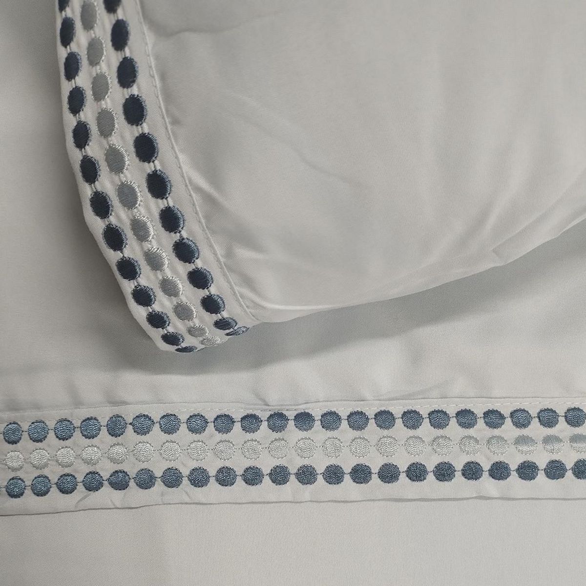 IDETEX - Sábana Bordada 1 plaza Celeste