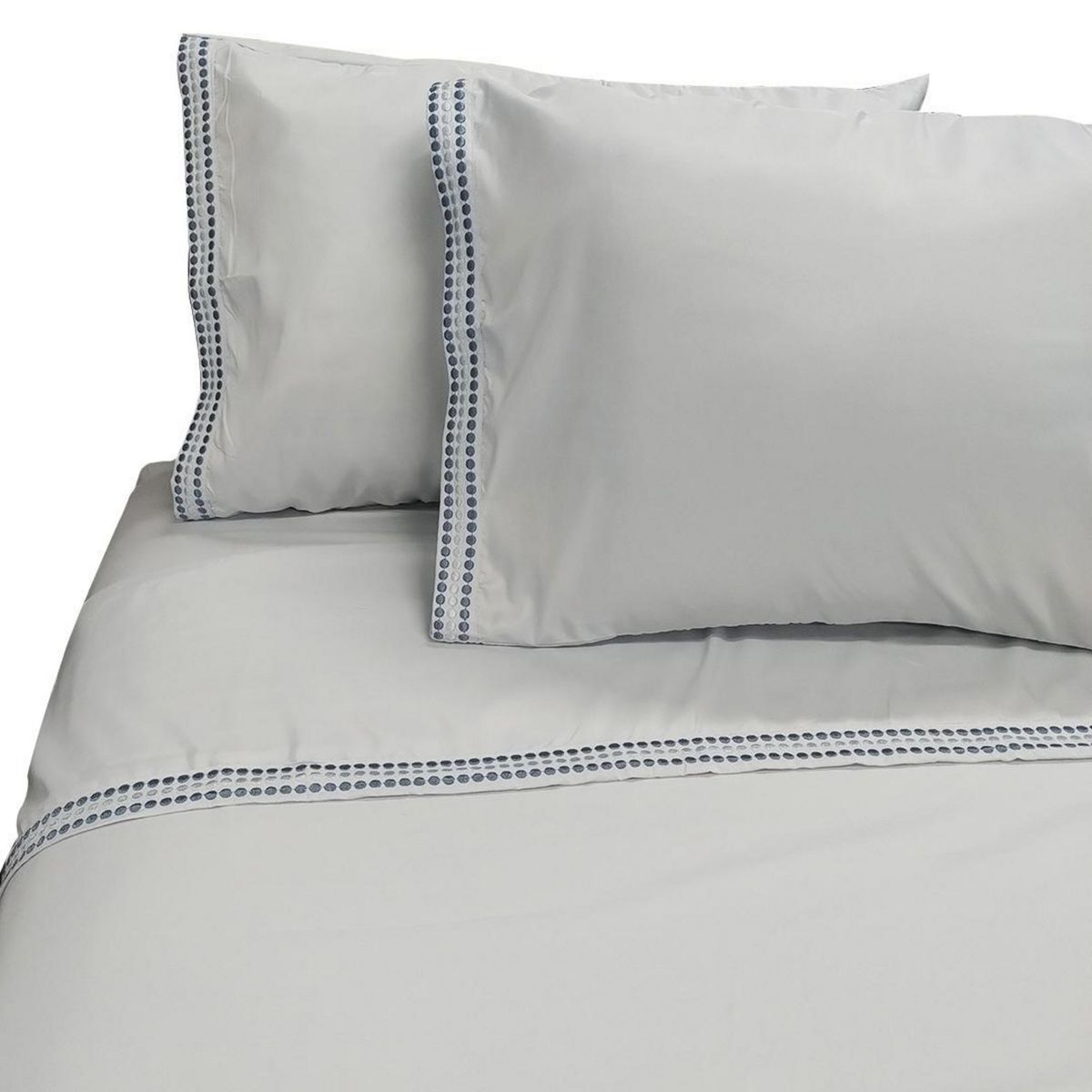 IDETEX - Sábana Bordada 2 plazas Celeste