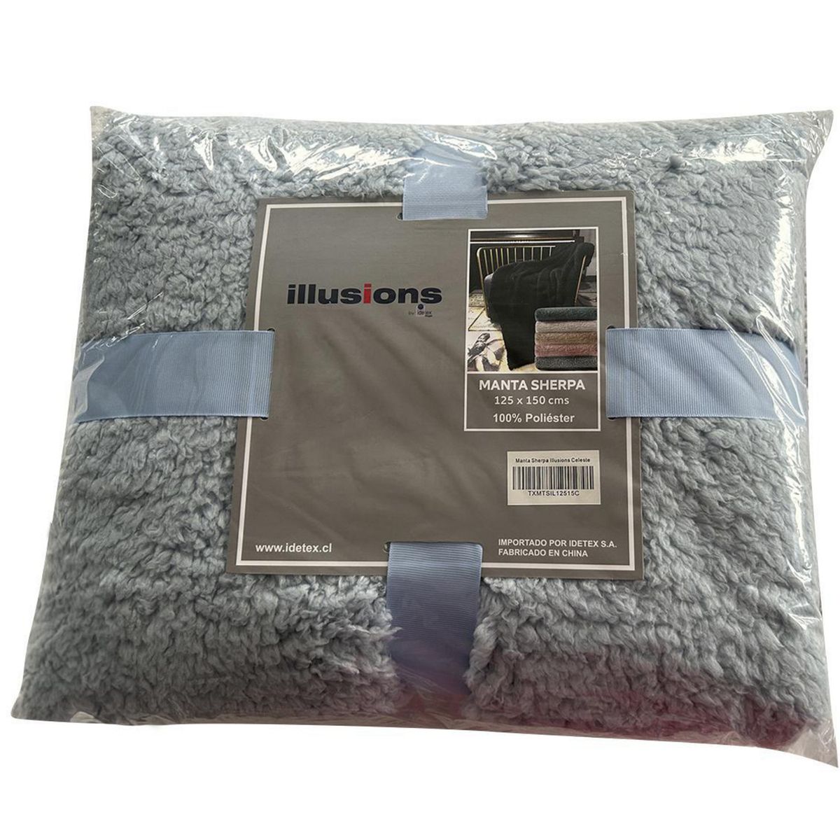 IDETEX - Manta Sherpa Heats Evo Especial Celeste