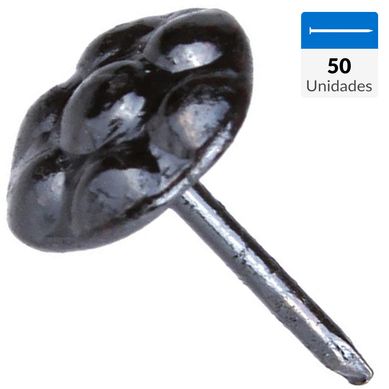 Clavo tapicero 11 mm 50 unidades caf